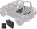 Black Vinyl Tonneau Cover for Jeep Wrangler JK Unlimited 4 Door Y898163