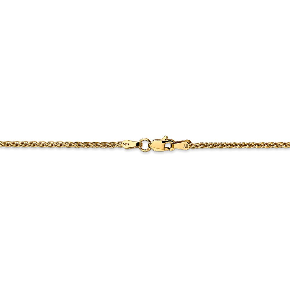 14kt Yellow Gold 1.75mm Wheat Chain 20 inch Lobster Clasp J7440