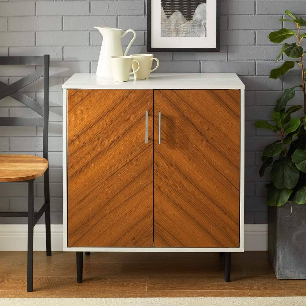 Solid White Accent Cabinet C692