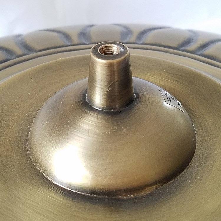 Brass Birdbath with Stake X508451