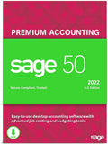 Sage 50 Premium Accounting 2022 1-User Accounting Software J793668