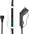 Portable EV Charger with NEMA 6-20 Plug and NEMA 5-15 Adapter, 25ft, IP65 H56838