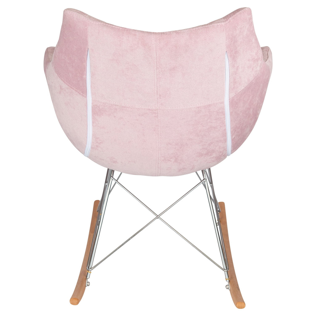 Velvet Rocking Chair O1365