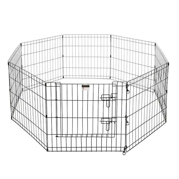 8 Panel Folding Metal Playpen with Door B302