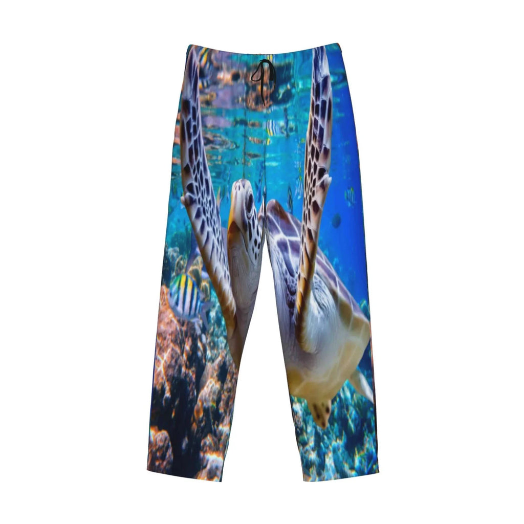 Men'S Pajama Pants Drawstring And Pockets J1687