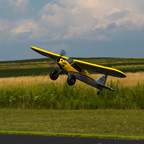 Yellow RC Airplane Carbon Cub S 2 1.3m BNF Basic W18810