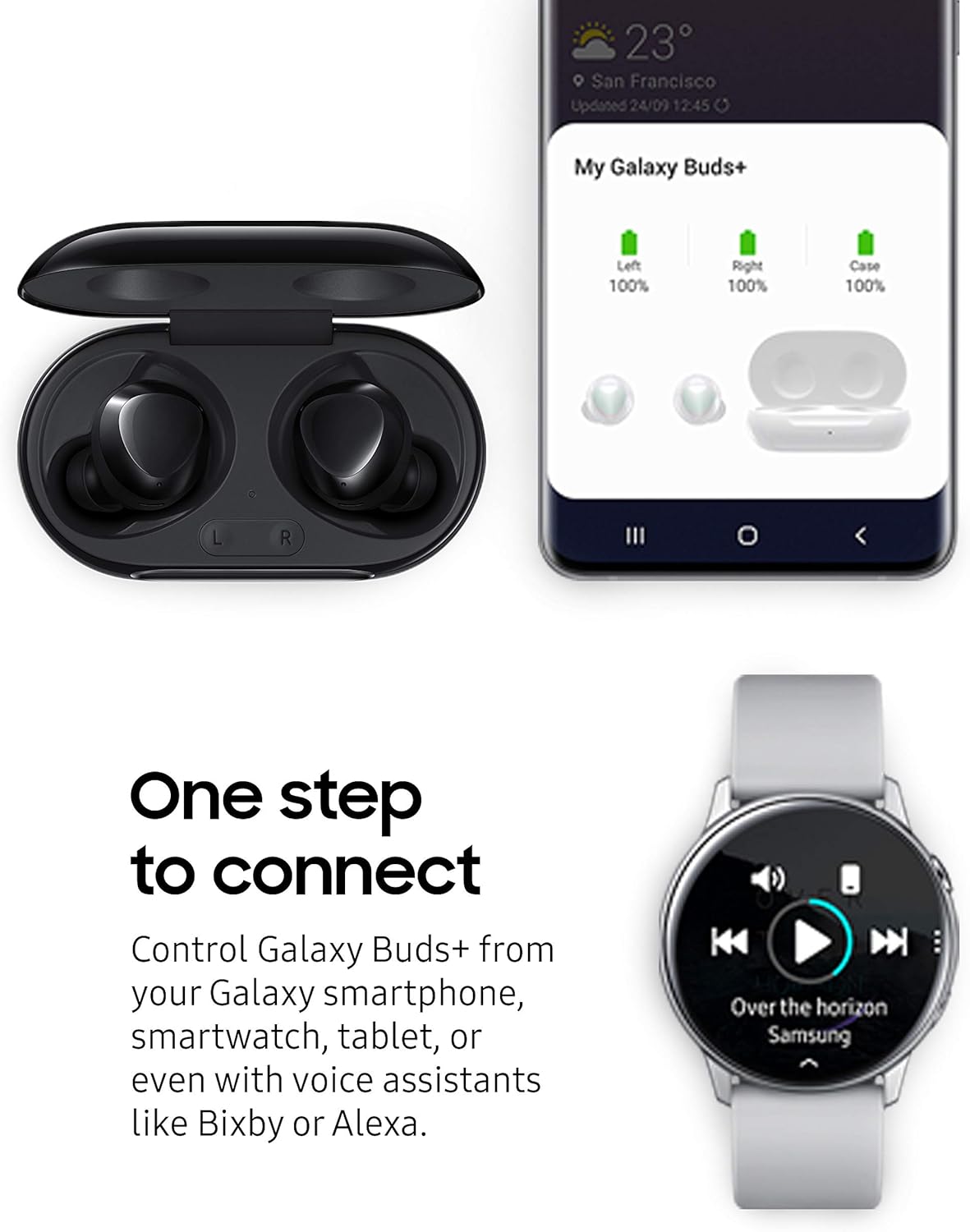 Black True Wireless Earbud Headphones G9982
