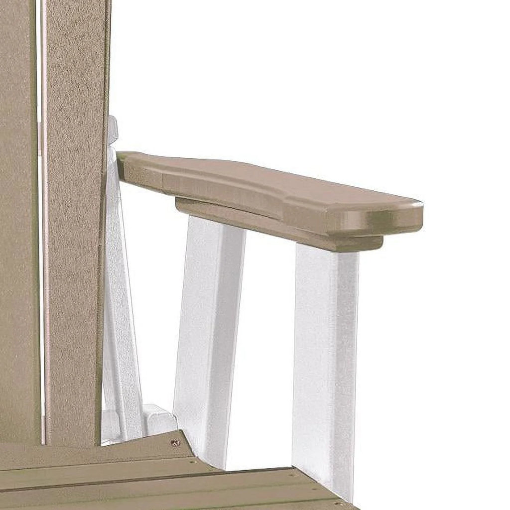 27" Resin Fan Back Glider S3734
