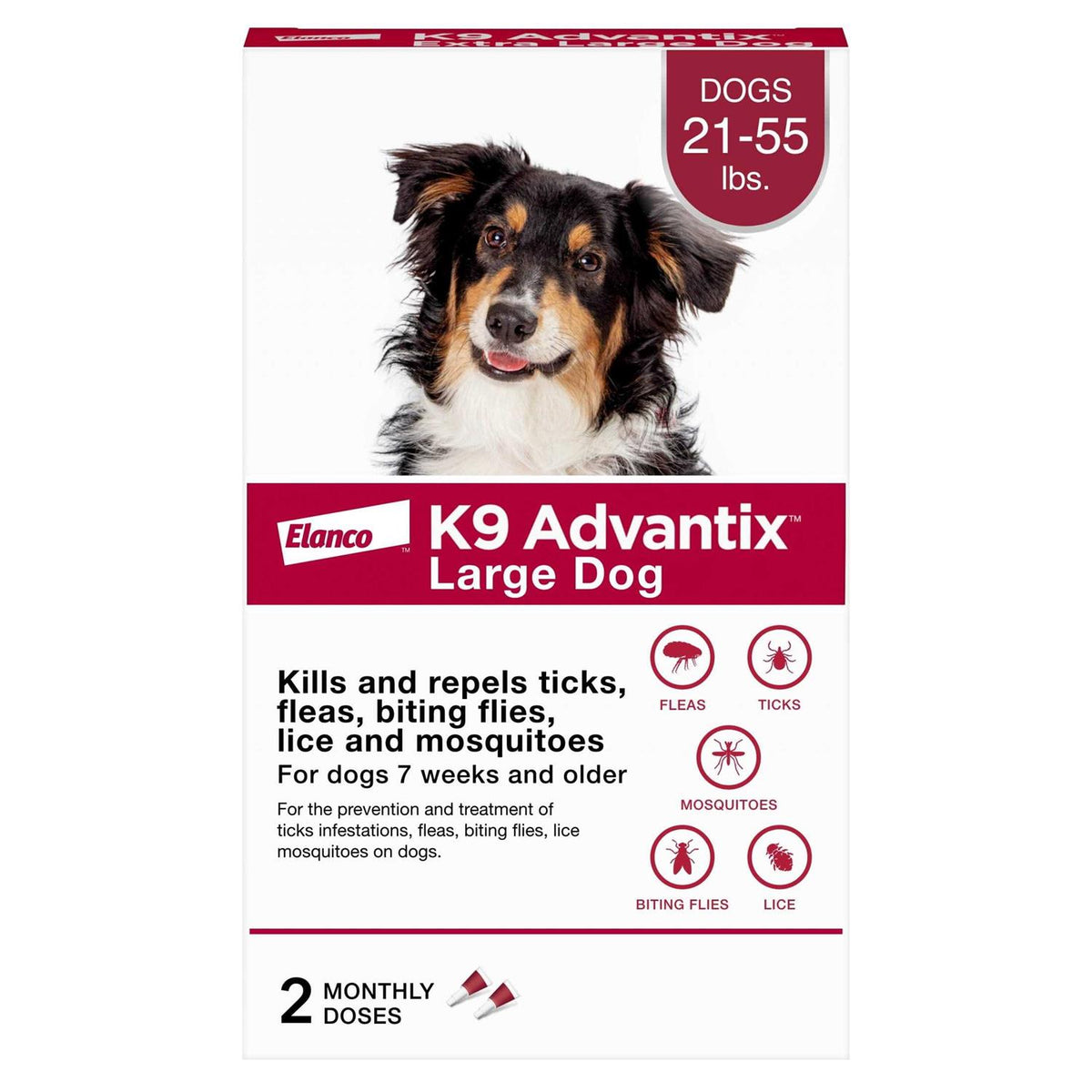 Flea Tick & Mosquito Prevention for Large Dogs B47871