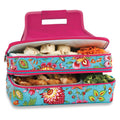 Turquoise Hot & Cold Food Carrier P1018