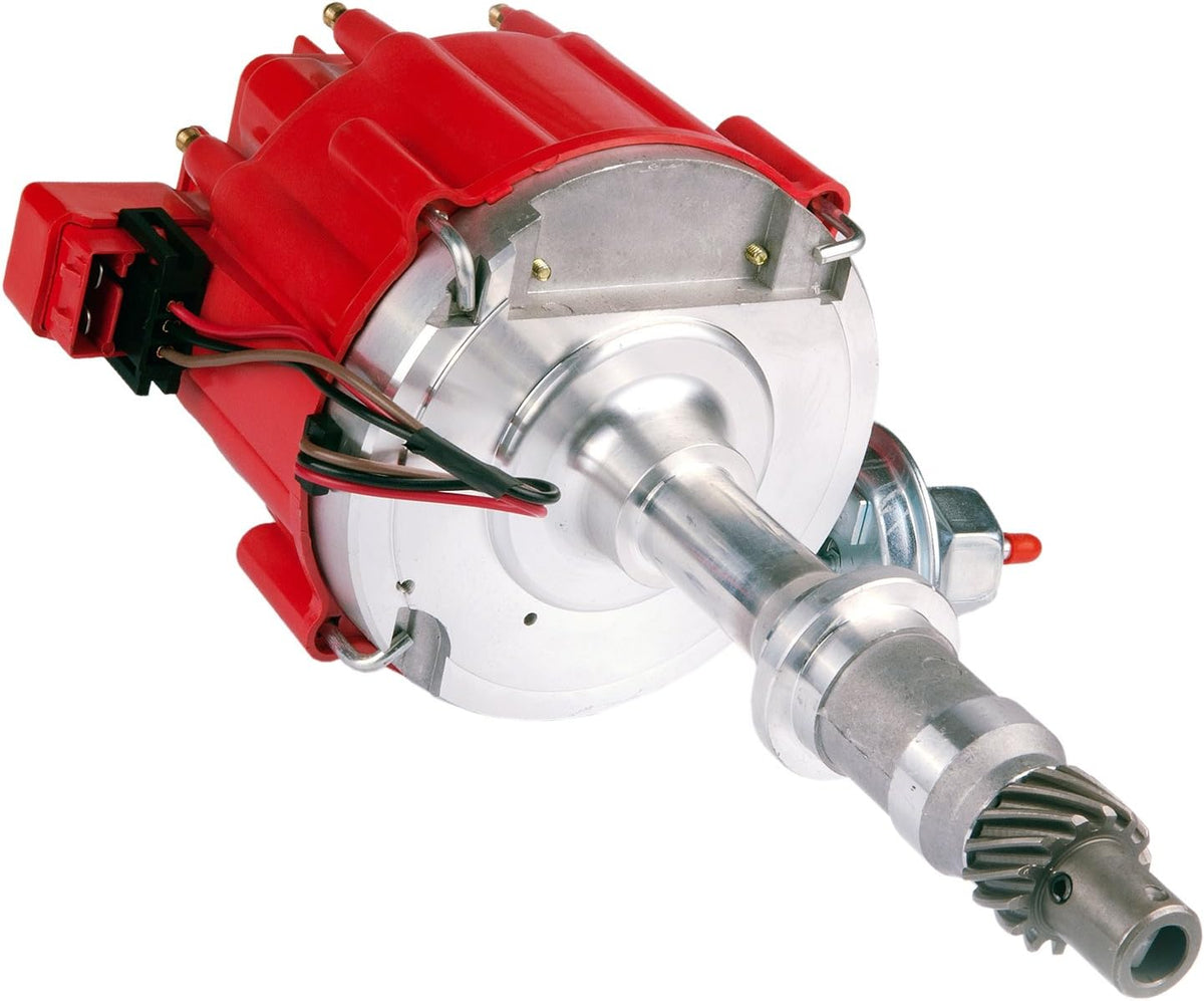 Ignition Distributor with Cap and Rotor Red Cap Pack of 2 K4070