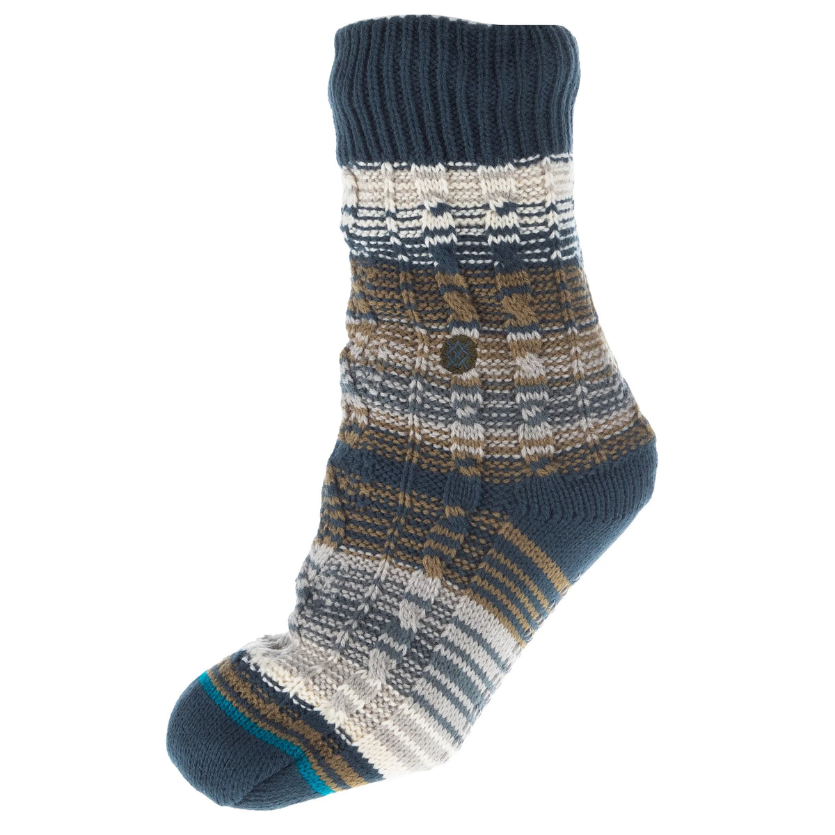 Navy Slipper Sock G7963