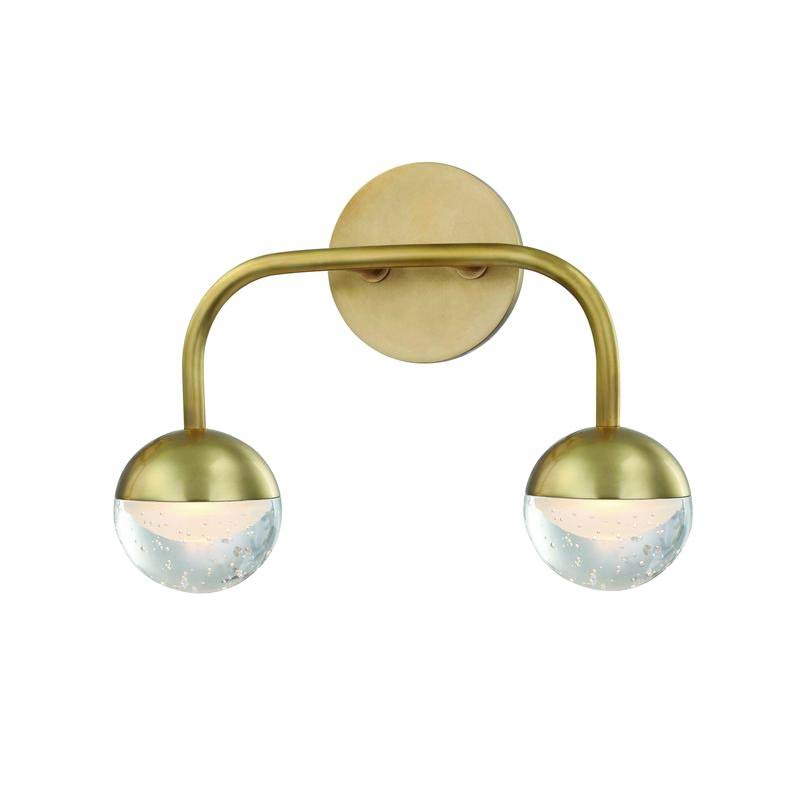 Aged Brass LED Bath Bracket N7485