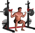 Adjustable Power Rack with Dip Bar Station M945614