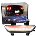 Clear Lens LED Rear Fog Light Kit with Red Tail Brake Lamp & White Backup Reverse Lamp X827