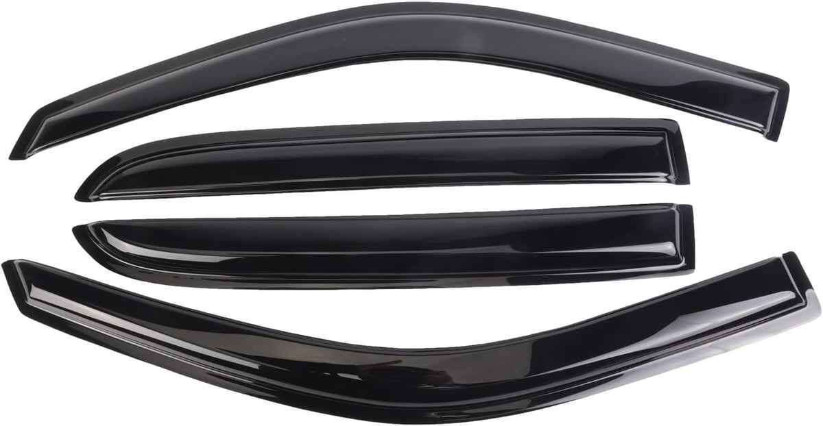 4PCS Dark Smoke Window Deflectors F22551