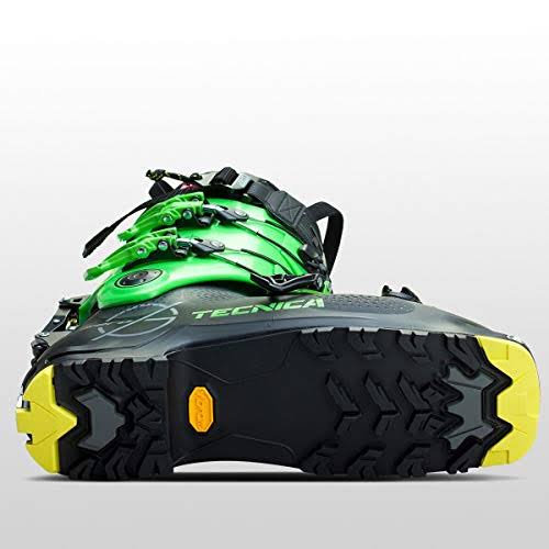 Black Green Ski Boots Z8131