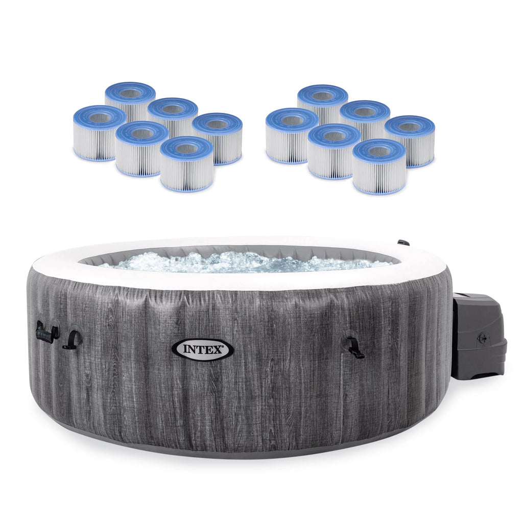 Inflatable Hot Tub Spa with Filter Cartridges Y12351