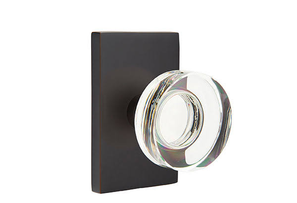 Oil Rubbed Bronze Crystal Knob Passage Set E970833