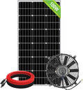 Solar Powered 50-Watt Roof Ventilation Fan Kit M972574