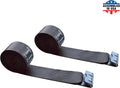 4 - Pack Yellow Heavy Duty Tie-Down Winch Strap with Flat Hooks N55276