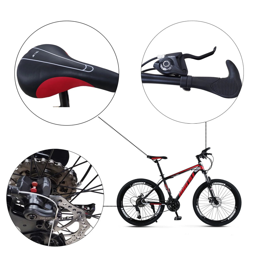 26-Inch Wheels 21 Speed Dual Disc Brake Mountain Bike H954009