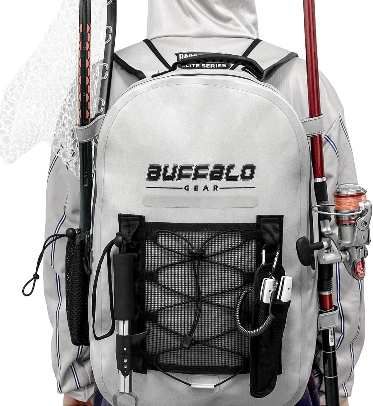 26L Waterproof Fishing Backpack with Rod Holder G85457