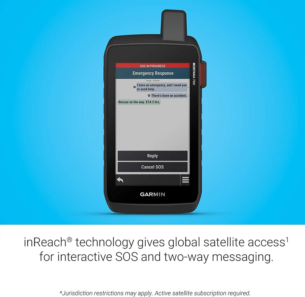 Rugged GPS Touchscreen Navigator with inReach Technology and North America Maps J642539