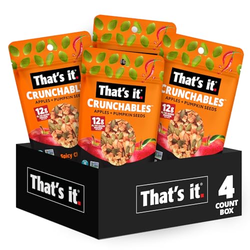 Apple + Spicy Chili Plant Based Protein Crunchy Snack Mix, 4 Packs x 2.5 oz G51172