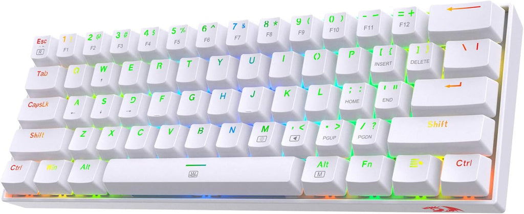 White 61 Keys Compact Mechanical Keyboard J907246