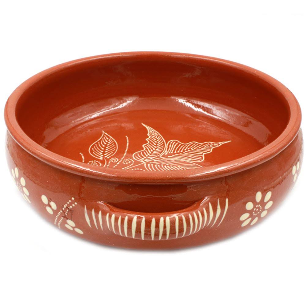 Hand-Painted Clay Terracotta Cooking Pot E293736