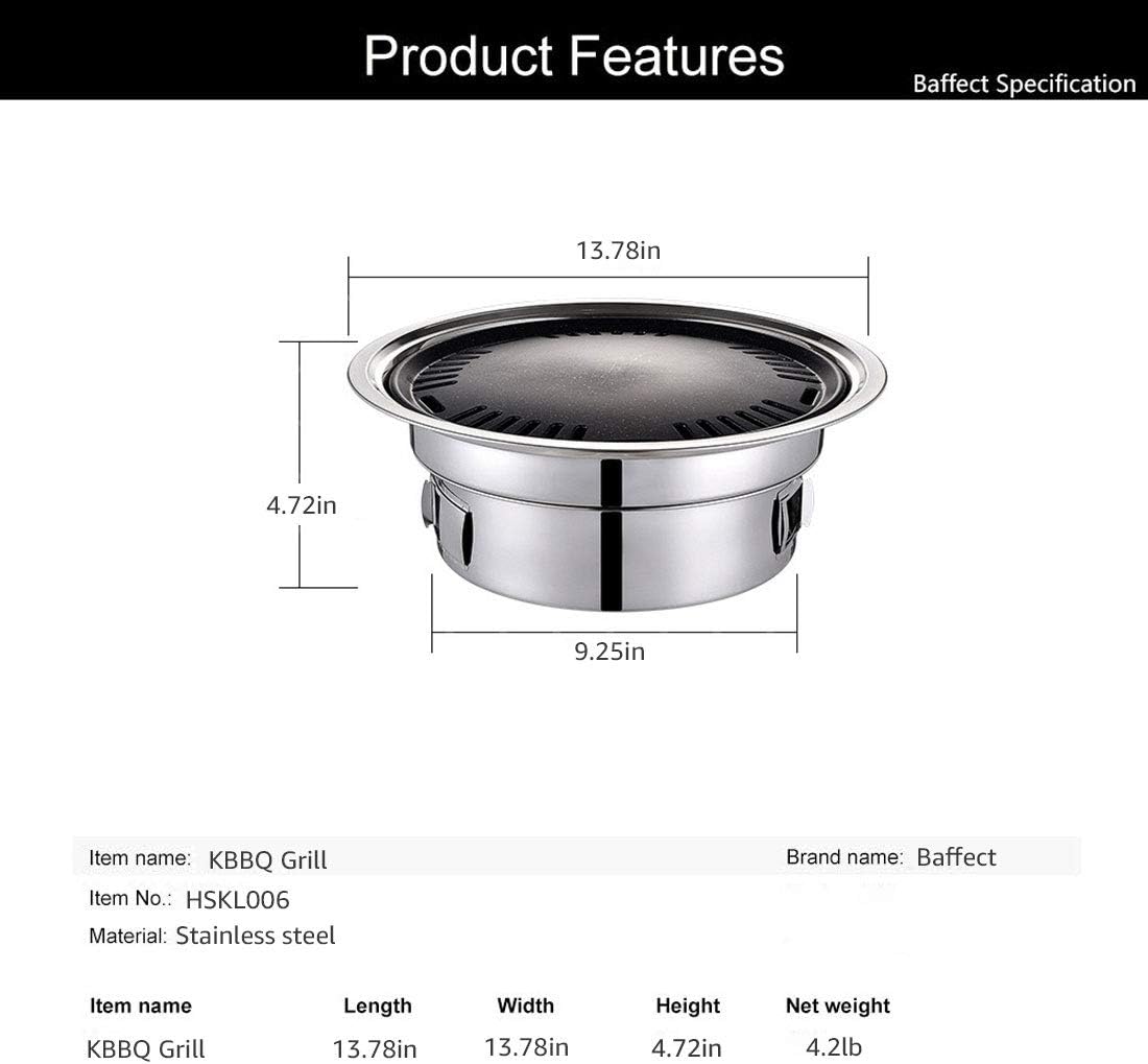Portable Stainless Steel Charcoal Grill E515