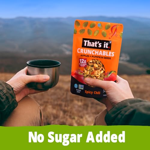 Apple + Spicy Chili Plant Based Protein Crunchy Snack Mix, 4 Packs x 2.5 oz G51172