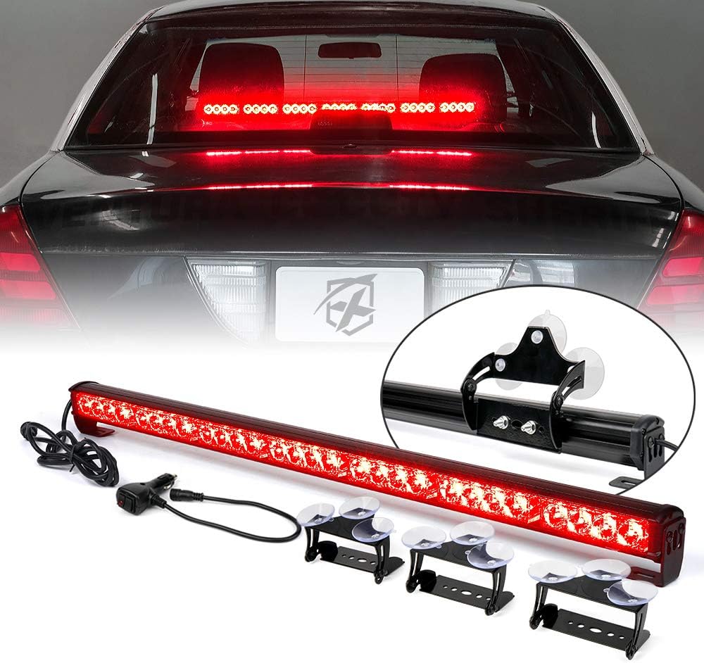 Amber LED Emergency Traffic Advisor Strobe Light Bar E2968