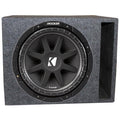 15x22 500W Car Subwoofer + Vented Sub Box Enclosure W194