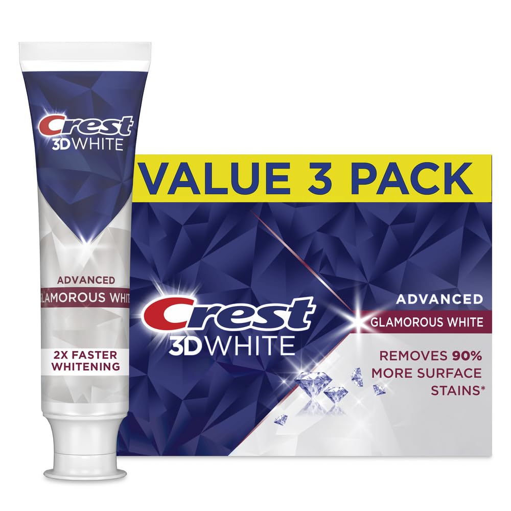 3.3 oz Pack of 3 Teeth Whitening Toothpaste L95372