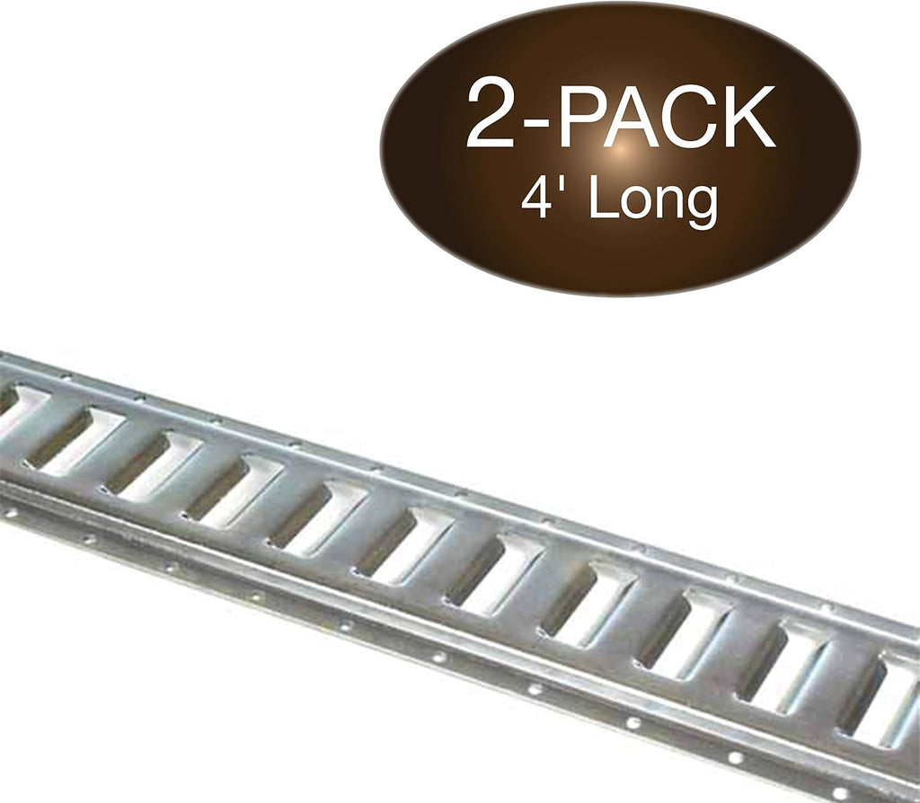 4-ft Galvanized Steel E Track Tie-Down Rail B510