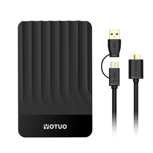 Black 1TB External Hard Drive USB 3.0 USB-C P399