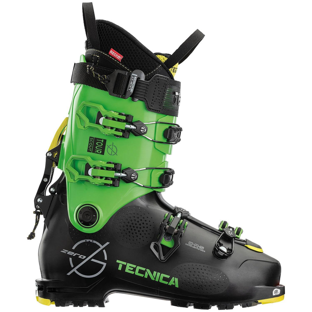 Black Green Ski Boots Z8131