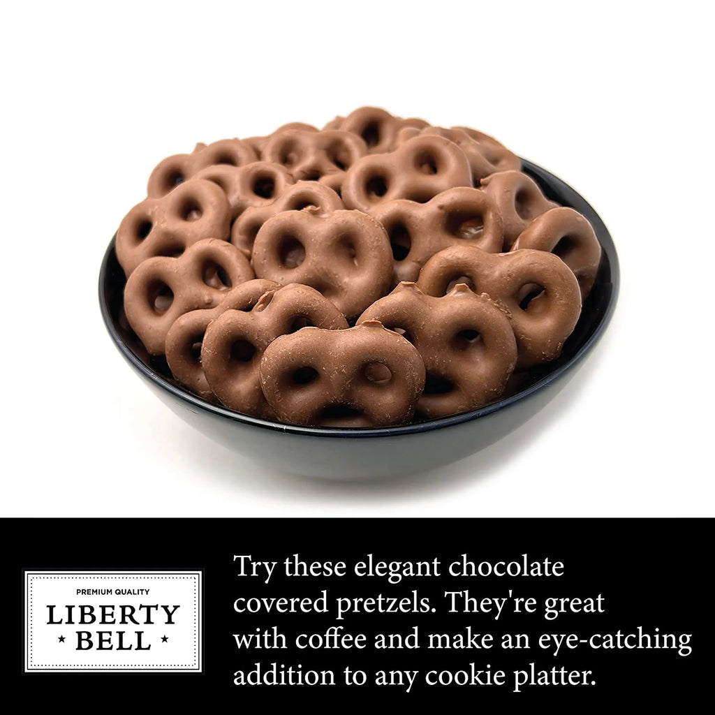 Milk Chocolate Covered Mini Pretzels, 40 Ounce N6387