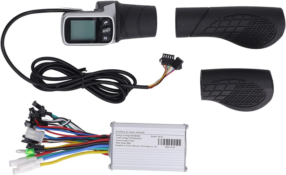 Electric Scooter Conversion Kit Controller and LCD Meter for 350W Motor 24V 36V 48V P936