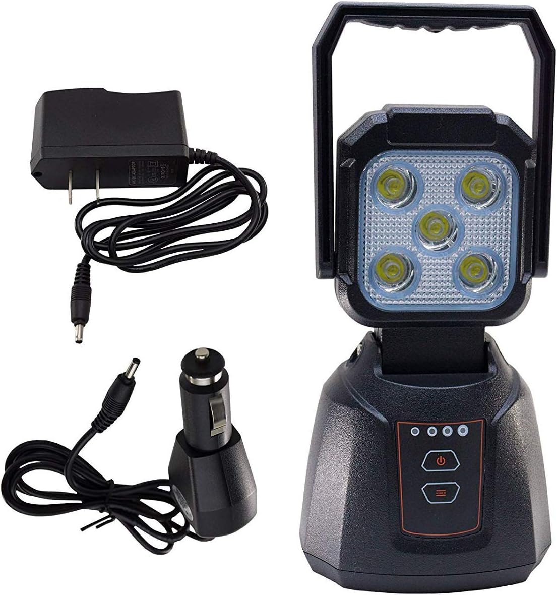 20W 2000 Lumens Rechargeable Portable Handheld Flood Flashlight Magnetic Base Q240