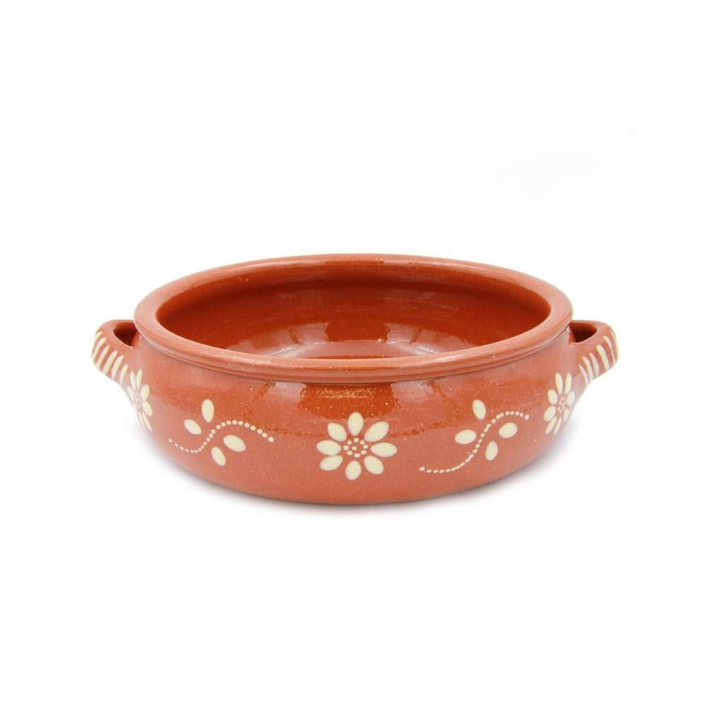 Hand-Painted Clay Terracotta Cooking Pot E293736