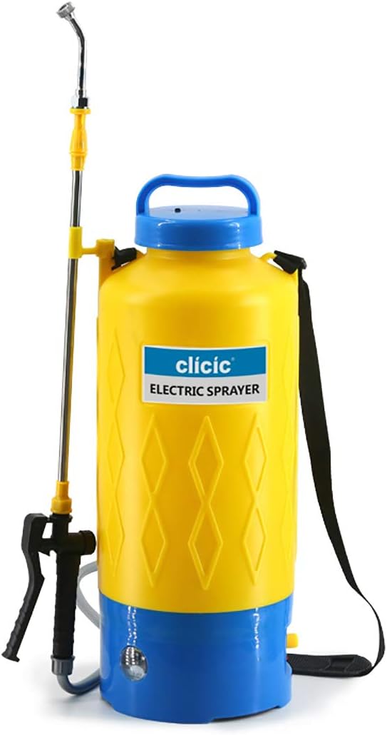 Yellow 1.3 Gallon Portable Battery Powered Sprayer E8695