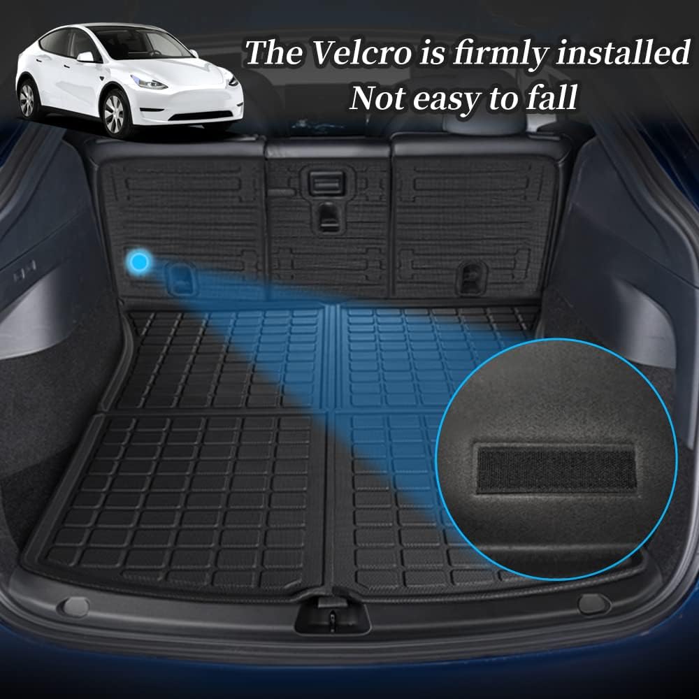All Weather Cargo Liner Mat with Backrest Mats Set of 4 L2418