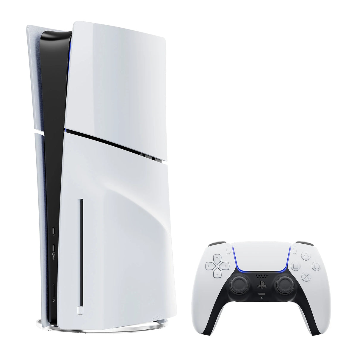 White 2TB SSD PS5 Gaming Console with Two Controllers C69665