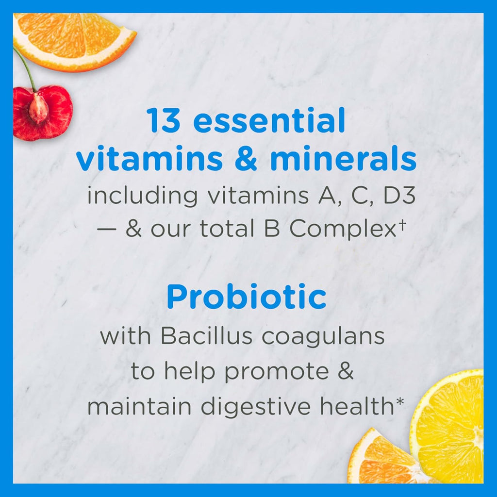 70 Count Multivitamin Probiotic Gummies B266375