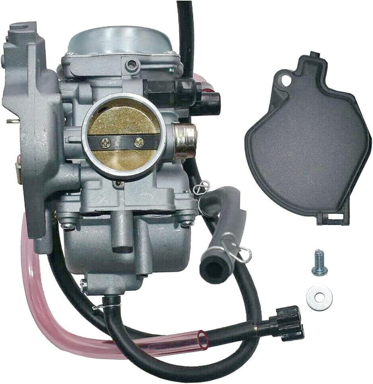 Carburetor & Air Filter & Fuel Valve Petcock With Spark Plug R384016