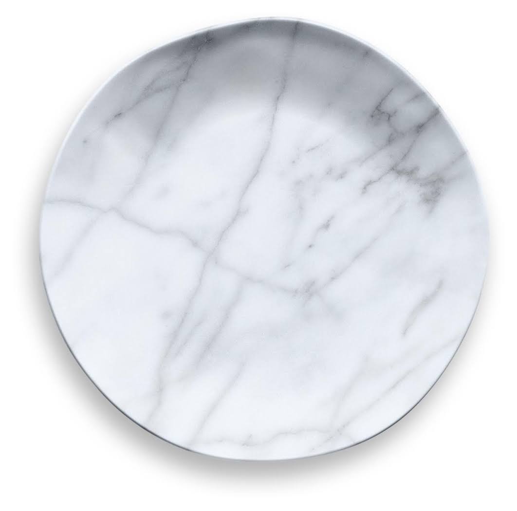 Carrara Marble Salad Plate Set of 6 W548856