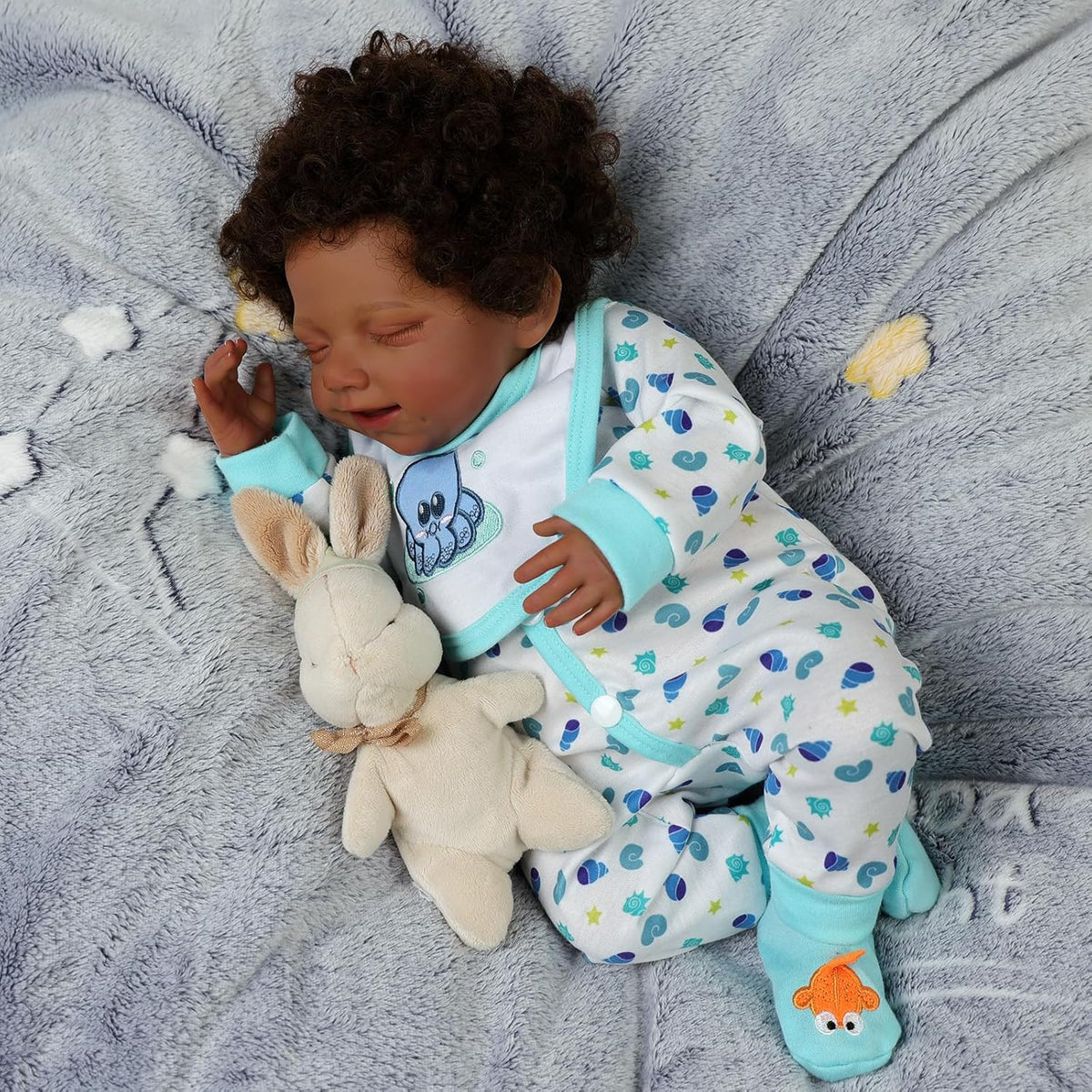 20 Inch Soft Body Realistic Reborn Baby Doll with Accessories Gift Box Y12272